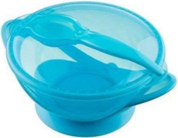 Набор посуды (на присоске) Akuku A0304 Blue