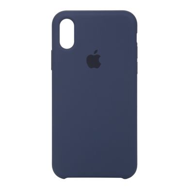 Чохол Original Silicone Case для Apple iPhone X Midnight Blue (ARM49545)
