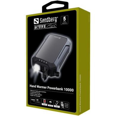 Универсальная мобильная батарея Sandberg Hand Warmer Powerbank mAh 10000 (420-65)