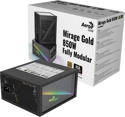 Блок живлення AeroCool Mirage Gold 850 Fully Modular (ACPG-MF85FEC.11)