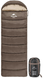 Спальный мешок с капюшоном Naturehike U150 NH20MSD07 (11°C) правый коричневый (6927595764381-R)