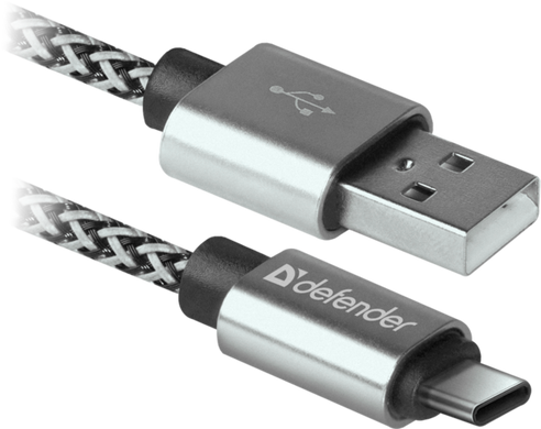 Кабель Defender USB09-03T PRO USB(AM)-C Type 1м White (87815)