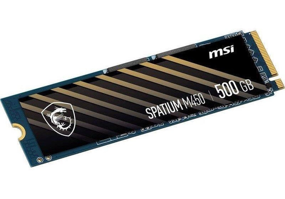 SSD накопитель MSI Spatium M450 500GB M.2 NVMe (S78-440K220-P83)