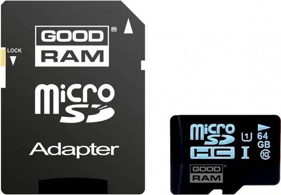 Goodram micro-SD 64 GB UHS-1 + SD adapter