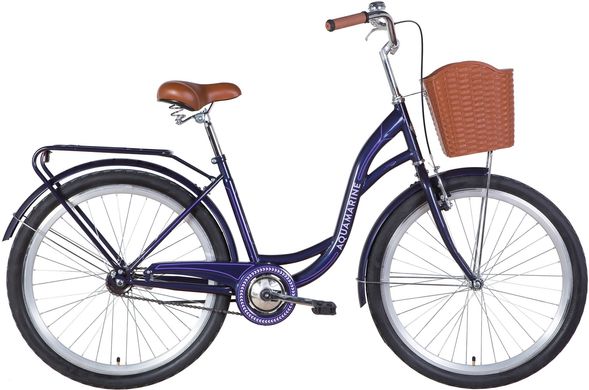 Велосипед 26" Dorozhnik Aquamarine 2022 (темно-фиолетовый) (OPS-D-26-166)