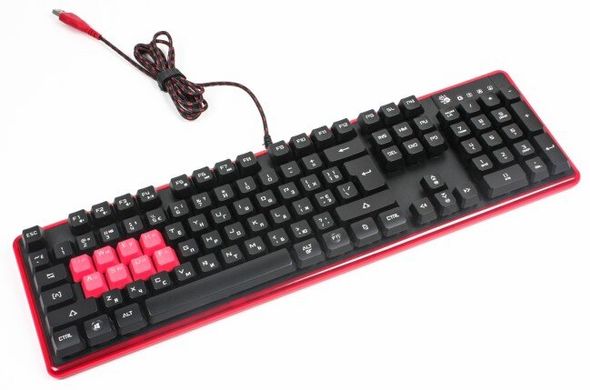 Клавіатура A4tech Bloody B2278 USB Black Red