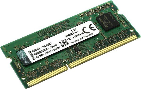 Оперативная память SO-DIMM Kingston 4GB/1600 1,35V DDR3L (KVR16LS11/4)