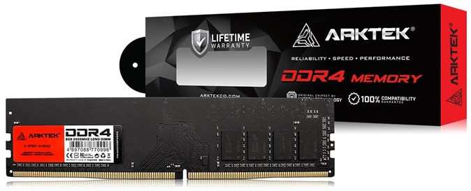 Оперативная память Arktek DRAM DDR4 8Gb 2666MHz (AKD4S8P2666)