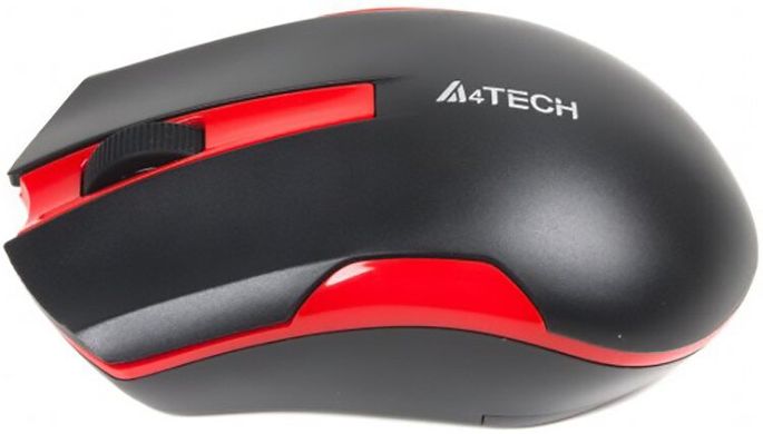 Миша A4Tech G3-200N Black/Red USB V-Track