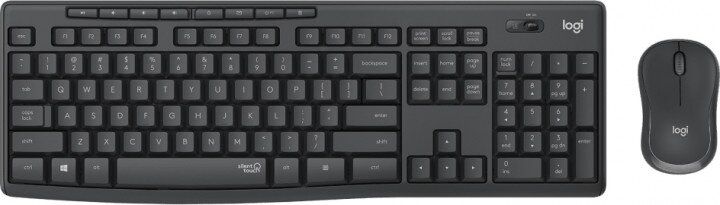 Комплект (клавиатура, мышь) Logitech MK295 Silent Wireless Graphite (920-009807)