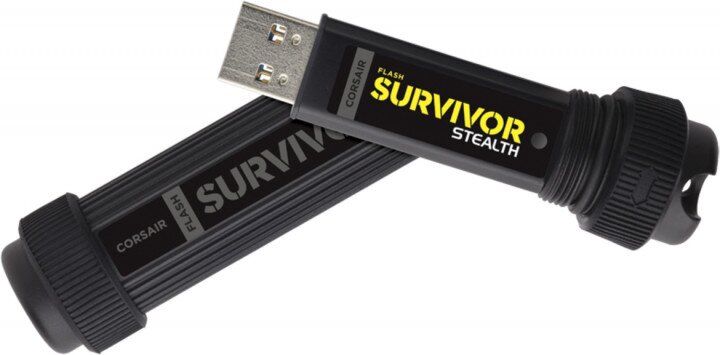 Флешка USB3.0 64GB Corsair Flash Survivor Stealth Grey (CMFSS3B-64GB)