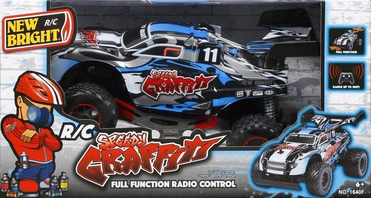 Машинка на р/у New Bright 1:16 GRAFFITI BUGGY 1640F