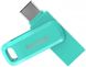 Флешка SanDisk USB 3.1 Ultra Dual Drive Go USB Type-C 256Gb Green (SDDDC3-256G-G46G)