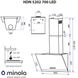 Вытяжка Minola HDN 5202 BL/Inox 700 Led