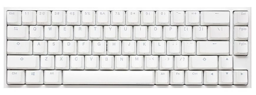 Клавіатура Ducky One 2 SF Cherry Black RGB LED RU White (DKON1967ST-ARUPDWWT1)