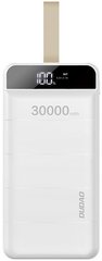 Універсальна мобільна батарея Dudao 3xUSB LCD K8s 30000mAh White