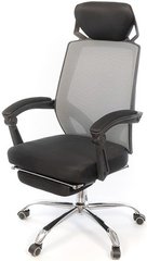 Офісне крісло для керівника Аклас Катран CH RL(L) Чорний Сірий