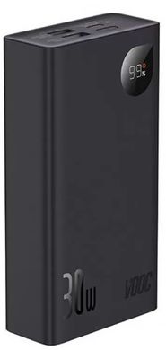 Универсальная мобильная батарея Baseus Adaman 2 Metal Digital Display 20000mAh 30W Black (PPAD050001)