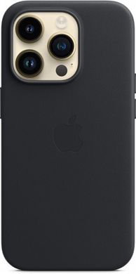 Чехол Apple для iPhone 14 Pro Max Leather Case with MagSafe Midnight (MPPM3ZE/A)