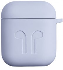 Чохол 2Е для Apple AirPods Pure Color Silicone Imprint (1.5mm) Lavender (2E-AIR-PODS-IBSI-1.5-LV)