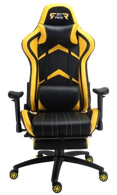 Крісло GT Racer X-2534-F Black/Yellow