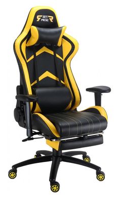 Крісло GT Racer X-2534-F Black/Yellow