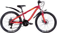 Велосипед ST 24" Discovery Flint AM DD рама- " з крилом Pl 2022 (червоний (м)) (OPS-DIS-24-272)
