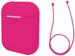 Чохол ArmorStandart Airpods Silicon case+straps pink (in box)