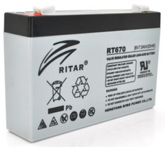 Акумуляторна батарея Ritar 6V 7AH Gray Case (RT670/18214)