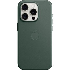 Чохол Apple FineWoven Case with MagSafe для iPhone 15 Pro Evergreen (MT4U3)