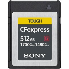 Карта памяти Sony CFexpress Type B 512GB R1700 / W1480 (CEBG512.SYM)