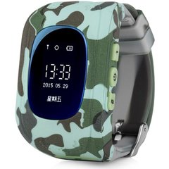 Детские смарт часы UWatch Q50 Kid smart watch Light Military