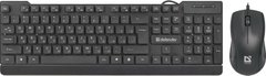 Комплект клавіатура + миша Defender York C-777 USB Black (45779)