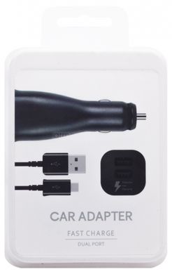 Автомобільний зарядний пристрій ARS Type-C 2 USB black (ARM53314)
