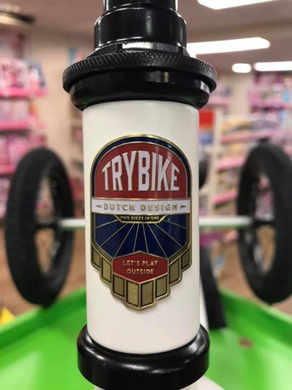 Комплект Trybike Балансирующий велосипед белый TBS-2-WHT+Дополнительное колесо черное TBS-99-TK (TBS-3-WHT)
