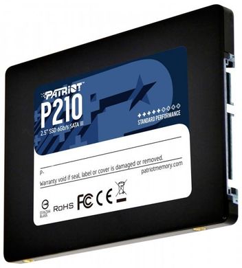 SSD-накопичувач 1TB Patriot P210 2.5" SATAIII TLC (P210S1TB25)
