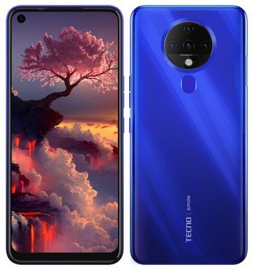 Смартфон TECNO Spark 6 (KE7) 4/128GB Ocean Blue (4895180762062)