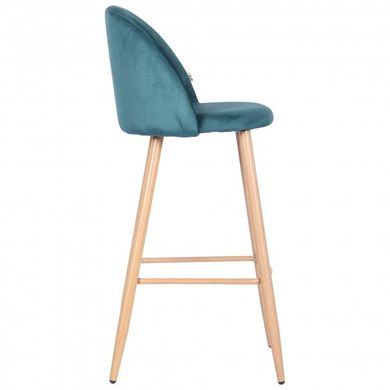 Барний стілець AMF Bellini бук/green velvet (545882)