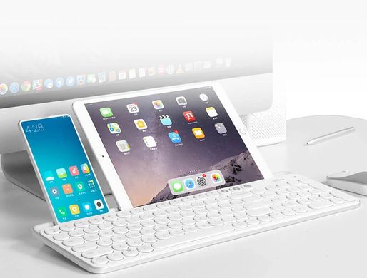 Клавіатура Xiaomi MiiiW AIR85+ Bluetooth Dual Mode (MWBK01) MAC/iPad/PC (RU) White