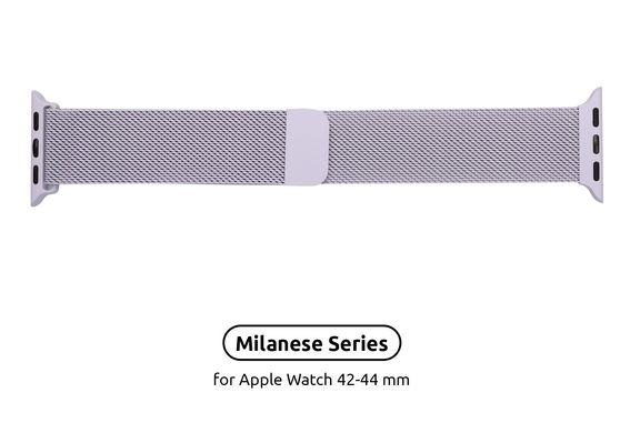 Ремінець Armorstandart Milanese Loop Band для Apple Watch All Series 42/44 mm Light Purple (ARM55258)