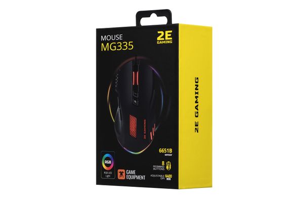 Мышь 2E Gaming MG335 RGB Black (2E-MG335UB)