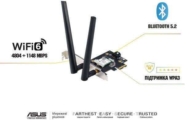Wi-Fi адаптер Asus PCE-AX1800