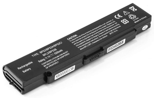 Акумулятор PowerPlant для ноутбуків SONY VAIO PCG-6C1N (VGP-BPS2, SY5651LH) 11.1V 5200mAh (NB00000138)