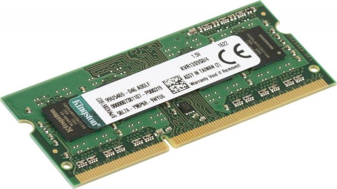 Оперативна пам'ять Kingston SODIMM DDR3-1600 4096MB PC3-12800 (KVR16S11S8/4)