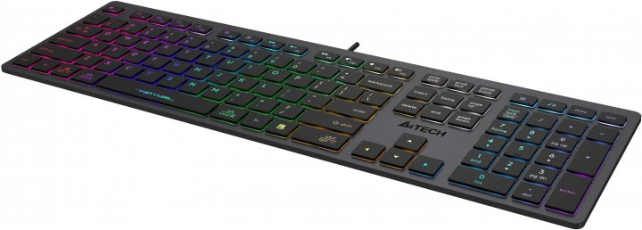 Клавіатура A4Tech Fstyler FX60 USB (Grey) Neon backlit