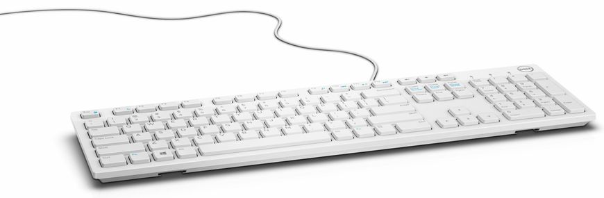Клавіатура Dell Multimedia Keyboard KB216 White (580-ADGM)