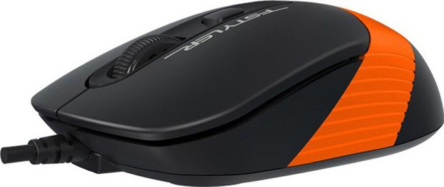 Миша A4Tech FM10 Black/Orange USB