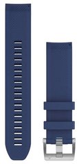Ремешок для Garmin MARQ QuickFit 22m Navy Blue Silicone Strap (010-12738-18)