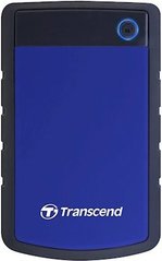 Зовнішній жорсткий диск TRANSCEND Storejet 2.5" H3 2TB Blue (TS2TSJ25H3B)