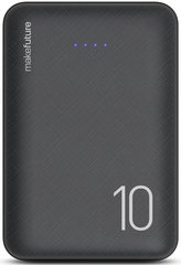 Универсальная мобильная батарея MakeFuture 10000 mAh Li-Pol Black